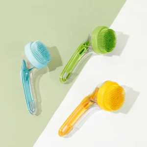Silicone Pet Cleaning Shower Shampoo Dog Grooming Cat Cleaning Massage Brush Bath Brush for Dogs