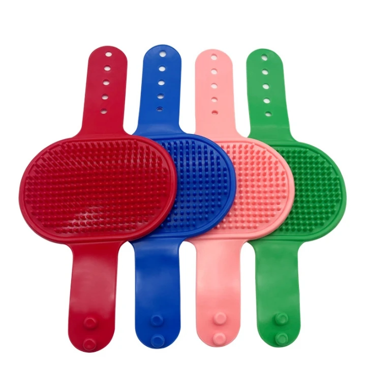 Silicone Pet Shower Cleaning Cat Dog Bath Massage Brush