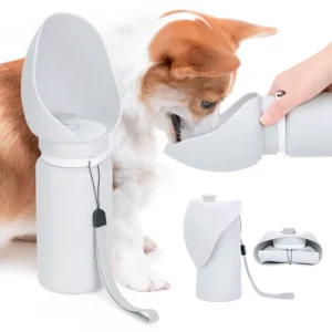 Silicone Puppy Walking Drinking Bowl Outdoor Feeder Portable Dog Pet Travel Water Bottle