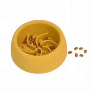 Silicone Slow Feeder Dog Bowl 3 Sizes (Small/Medium/Large) Non Slip Anti Choke Love Solid Waterproof Support Custom