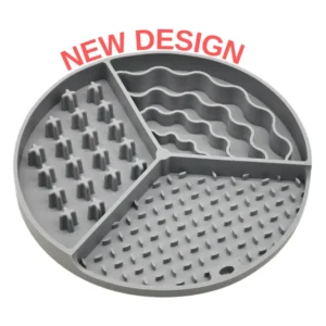 Silicone Slow Feeder Dog Bowl with Suction Cup Non Slip for Small Medium Dogs 203g BPA Free Dishwasher Safe