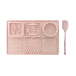 Silicone Slow Feeder Dog Bowl with Suction Pad Mat Pet Bowls & Feeders for Slow Feeding