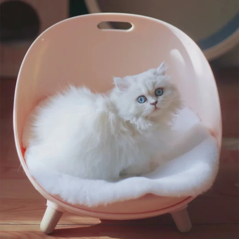 Simple Elegant Cat Bed House Multi functional Pet House Plastic Pet Sofa Furniture with Factory Price