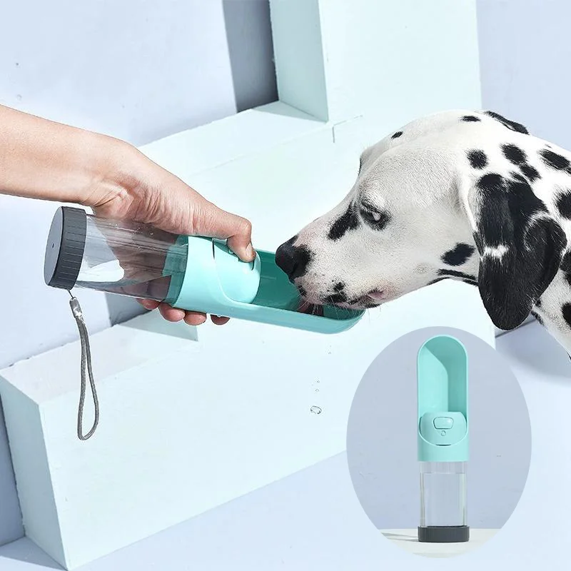 Simple Fashion Style Colorful Outdoor Training Travel Pet Bowl Dog Water Bottle