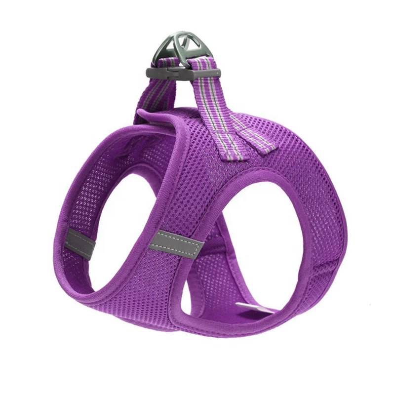 Simple Style Customized Breathable Soft No Pull Pet Harness