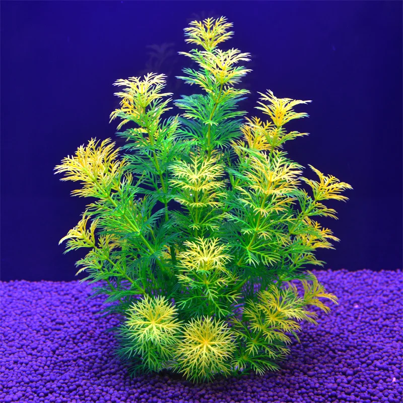 Simulated Water Grass Fish Tank Landscape Plastic Submerged Aquarium Landscape Maintenance Free Decorative Water Grass