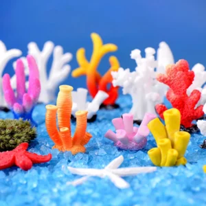 Simulation Resin Coral Ornaments Fish Tank Artificial Desktop Adornment DIY Aquarium Background Landscape Decoration