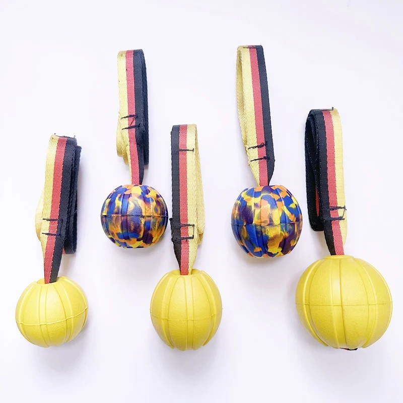 Single Head EVA Rope Pet Toy Ball Bite Resistant Floating Water Training Knotted Supplies for Dog Use