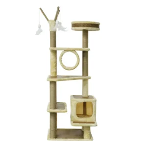 Sisal Castle Modern Large Climbing Cat Tree Scratch Pet Tree