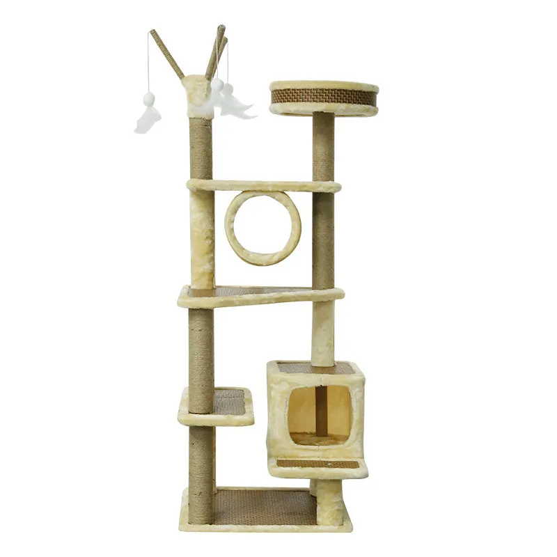 Sisal Castle Modern Large Climbing Cat Tree Scratch Pet Tree