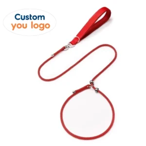 Slip Lead Control Leash for Dogs No Pull Classic Dog Lead 7FT Pet Slip Leash 1/4 Inch Rope Leashes for Small Medium Dogs