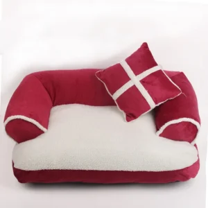 Small All Season Luxury Dog Sofa High Quality Soft Washable Pet Bed