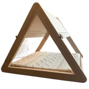 Small Animal Indoor Pet Bed with Removable Cover for Dogs