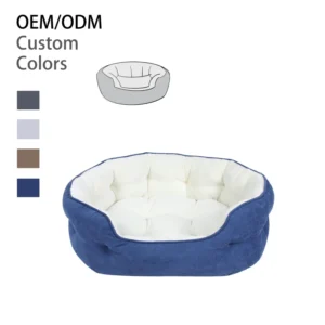 Small Animal Patterned PP Fiber Filled Paw Shaped Plush Dog Bed Anti Slip Bottom Jute Crystal Shot for Cats