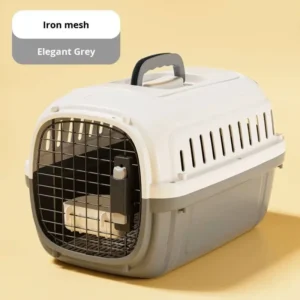 Small Animal Plastic Cat Dog Portable Hand Carry 5kg Capacity Capsule Lockable Flight Pet Carrier