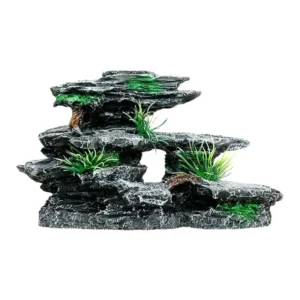 Small Aquatic Plant and Stone Ornaments Small Aquarium Sets Fish Tank Landscape Rockery Decoration Pet Decorate Accessory