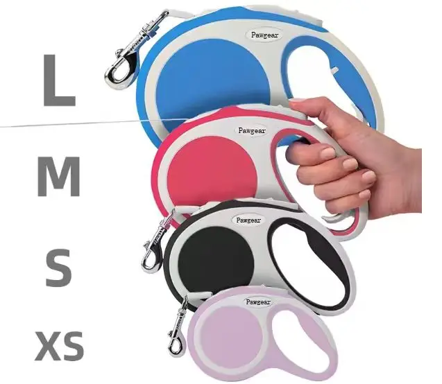 Small Dog Lead Leash Eco-friendly Retractable Adjustable Chew-proof Elastic Buffer Anti-Restricting Design Logo-Choice