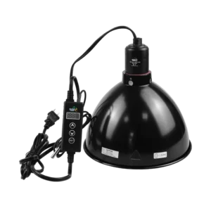 Small Durable Metal Plastic Reptile Light Fixture Temperature Controller Aluminium Ceramic Dome UVB Amphibians Reptile Supplies