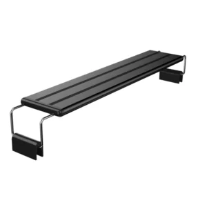 Small Fish Tank LED Lamp Holder Grass Tank Black Shell Aquarium Lighting 4 Row Variable Color Lamp