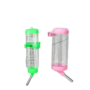 Small Hamster Supplies Solid Pattern Golden Hamster Ball Water Bottles Rabbit Water Dispensers Feeders Made Plastic