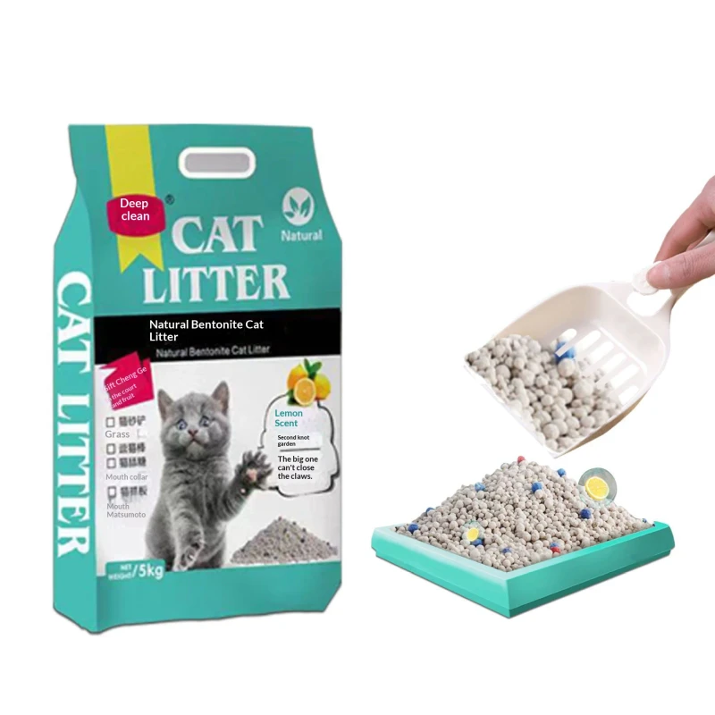 Small Particle Bentonite cat Litter Fast Clumping Non Stick Low Dust cat Litter Flushable Instant Water Soluble cat Litter