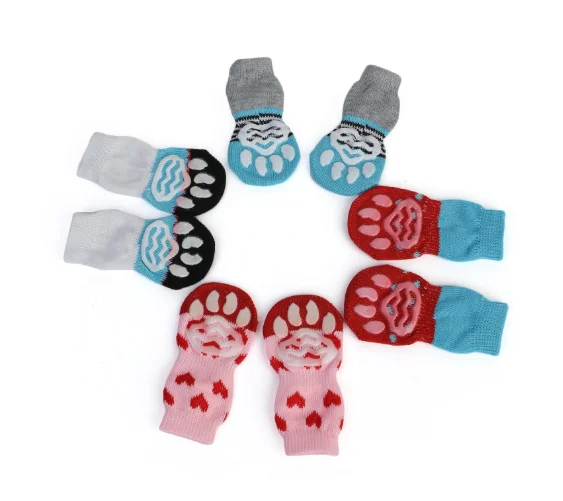 Small Puppy Anti-slip Pet Cat Dog Socks Teddy Socks