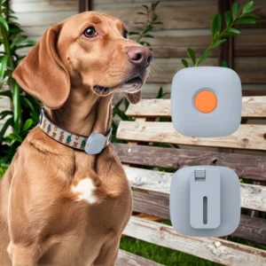 Small Rechargeable Remote Control Dog Training Device Pet Behavior Reminder with Interactive Vibration No Shock for Cats Dogs