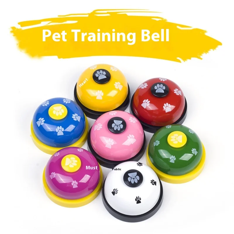 Small Size Colorful Fashionable Steel Metal Ring Custom Interactive Training Bells Cat Dog Pet Training Supplies