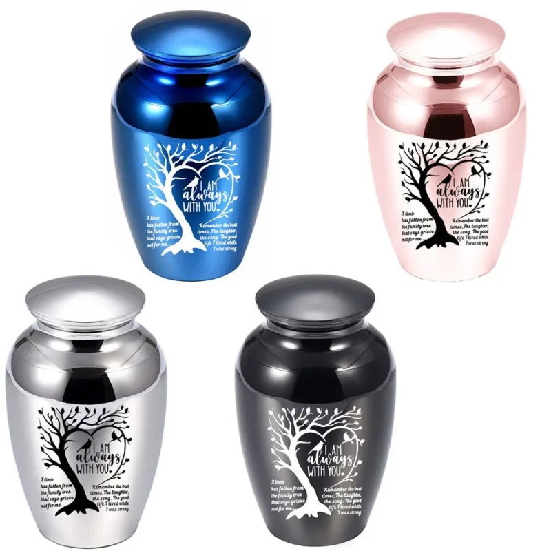 Small Size Stainless Steel Pet Memorial Urn Cats Dogs Ashes Caskets Metal Pet Urns for Dogs Ashes