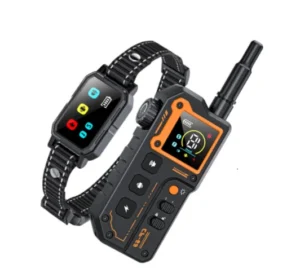 Smart AI Dog Shock Collar 3300FT Control Distance IPX7 Waterproof Rechargeable 3 Training Modes Bark Control Silicone 20 60 Days