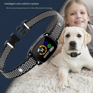 Smart Anti Barking Device Color Screen Model Automatic Dog Training Collar Plastic