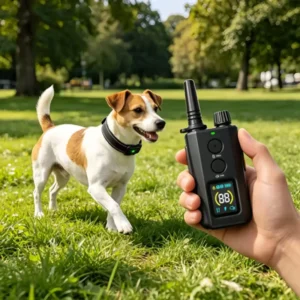 Smart Anti Barking Dog Collar IPX7 Waterproof 3 Modes Vibration Shock Rechargeable Pet Training Supplies