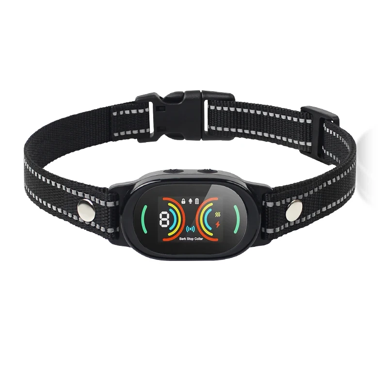 Smart Anti-Interference Rechargeable Dog Barking Collar Waterproof Indoor Outdoor Bark Control Device Made Durable Plastic