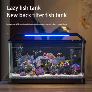 Smart Aquarium Medium Back Filter Fish Tank Living Room Small Plastic Goldfish Tank Landscape Aquarium