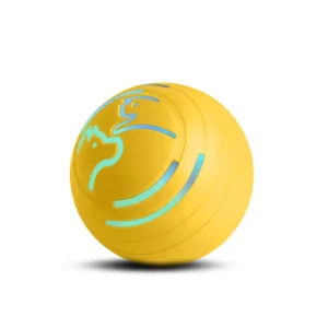 Smart Dog Cat Chew Toy Ball Rechargeable TPU RGB Lighting Self Activating Automatic Pet