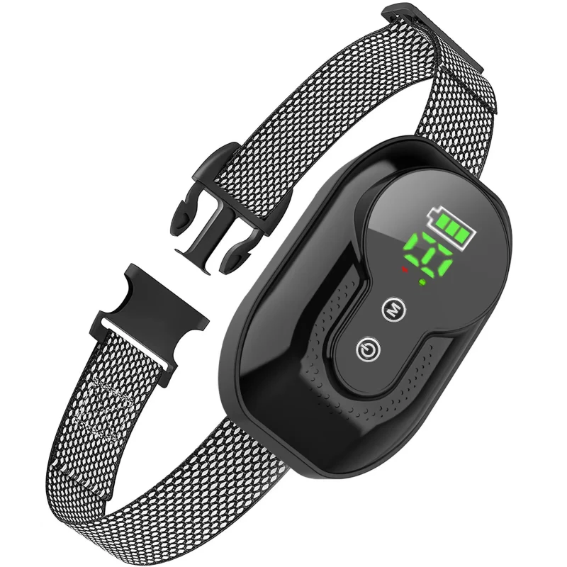 Smart Dog Safe Bark Control Collar Rechargeable Electric Shock Vibration Sound Dog Barking Control Devices