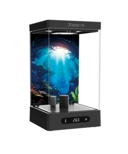 Smart Eco Desktop Office Mini Landscape Fish Tank Portable Aquarium and Accessories