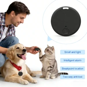 Smart GPS Anti lost Dog Pets Alarm BLE 5.0 Smart Tag Air Tag Tracker Locator MINI Pet Key Finder Locator