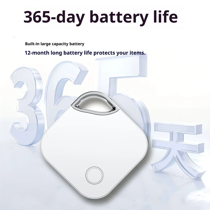 Smart GPS Tracker Tag for Pet Dog Cat Kids Bluetooth Item Finder Compatible with Find My and Android Device Locator Networks