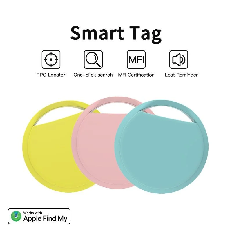 Smart GPS Tracker for Pets Portable Bluetooth Tracker Wireless Locator for Keys Wallets