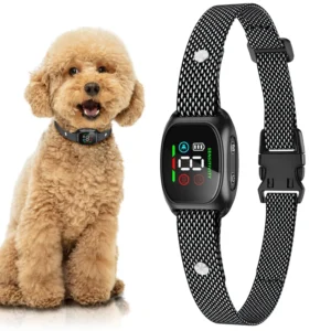 Smart Induction Anti-Bark Collar with Auto-Sensing & Anti-Interference Noise-Free Bark Control for Dogs