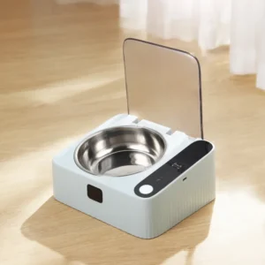 Smart Infrared Sensor Eco Friendly Durable Cat Dog Feeder Dustproof Automatic Food Water Bowl Removable Stainless Steel Bowls