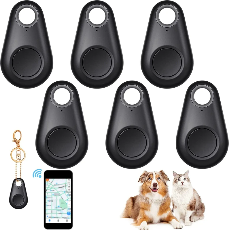 Smart Plastic GPS Tracker for Pet Dogs Cats Waterproof Mini Locator 10-20h Battery 8GB Memory