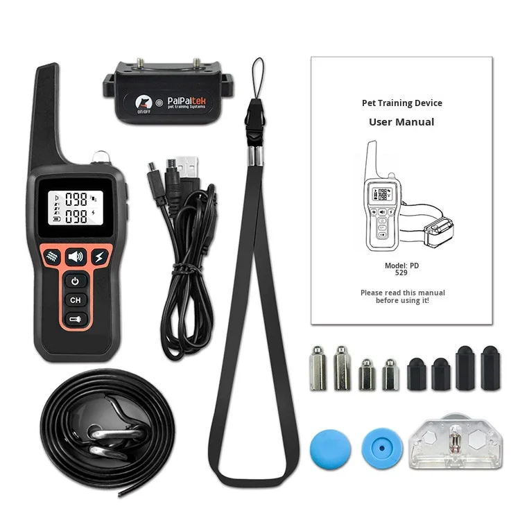 Smart Remote Control Dog Training Collar with Sound Controlled Barking Stopper ABS Material Model PD529 Made in China