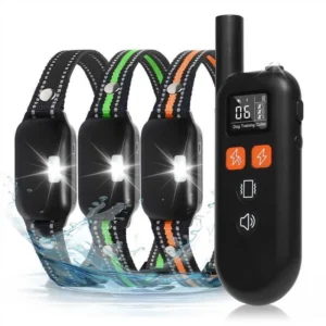 Smart Remote Control Rechargeable Waterproof Dog Training Device Bark Stopper Pet Training Device 1000m Long Distance