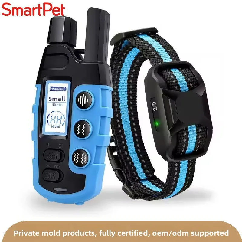 SmartPet Smart Remote Dog Training Collar with Non Electric Shock Bark Control Premium Rubberized Design