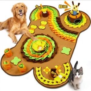 Smell Training Sniffing Pad Durable Dogs Sniffing Mat and Pet Feeding Puzzle Snuffle Pad with Customized Logo
