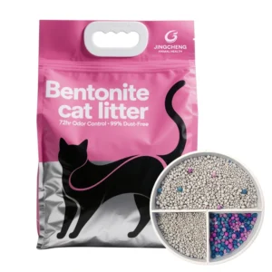 Sodium Bentonite Cat Litter 10L Ball Shape Dust Free Strong Clumping Private Label OEM Bulk Clay Sand Factory Supply