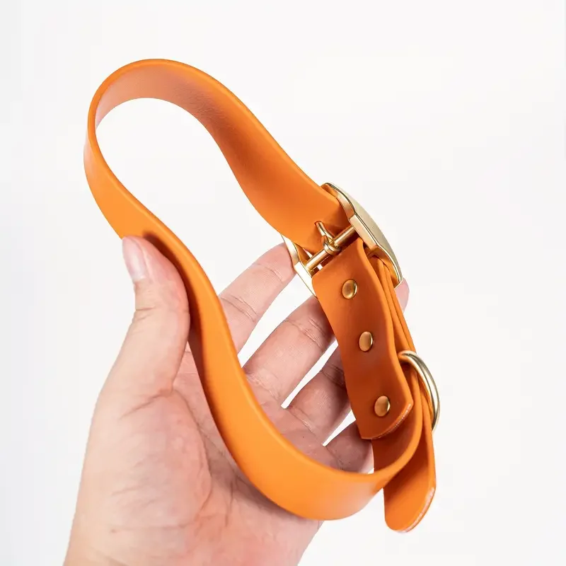 Soft Adjustable Pvc Dog Training Collar Personalized Metal Pet Collar & Leash Set