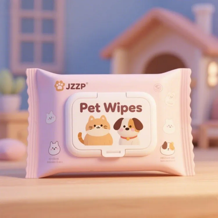 Soft Bamboo Pet Wipes for Puppies and Cats Biodegradable Multipurpose Grooming Cleaning Lint Free Ear and Paw Wipes for Dogs
